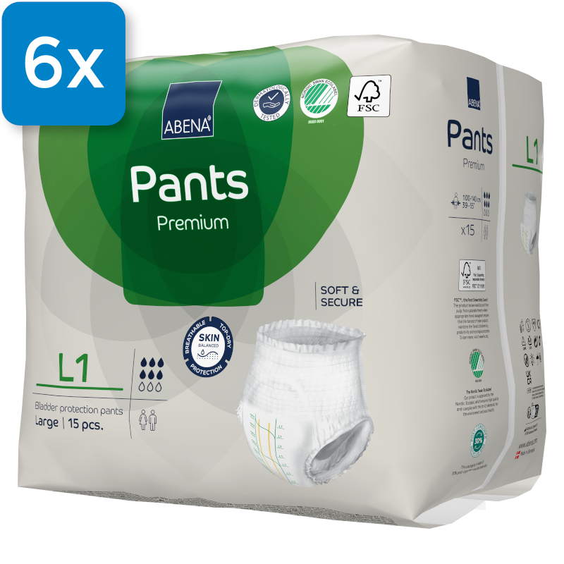 Abena Pants Premium L1 - (6 x 15 Stück)